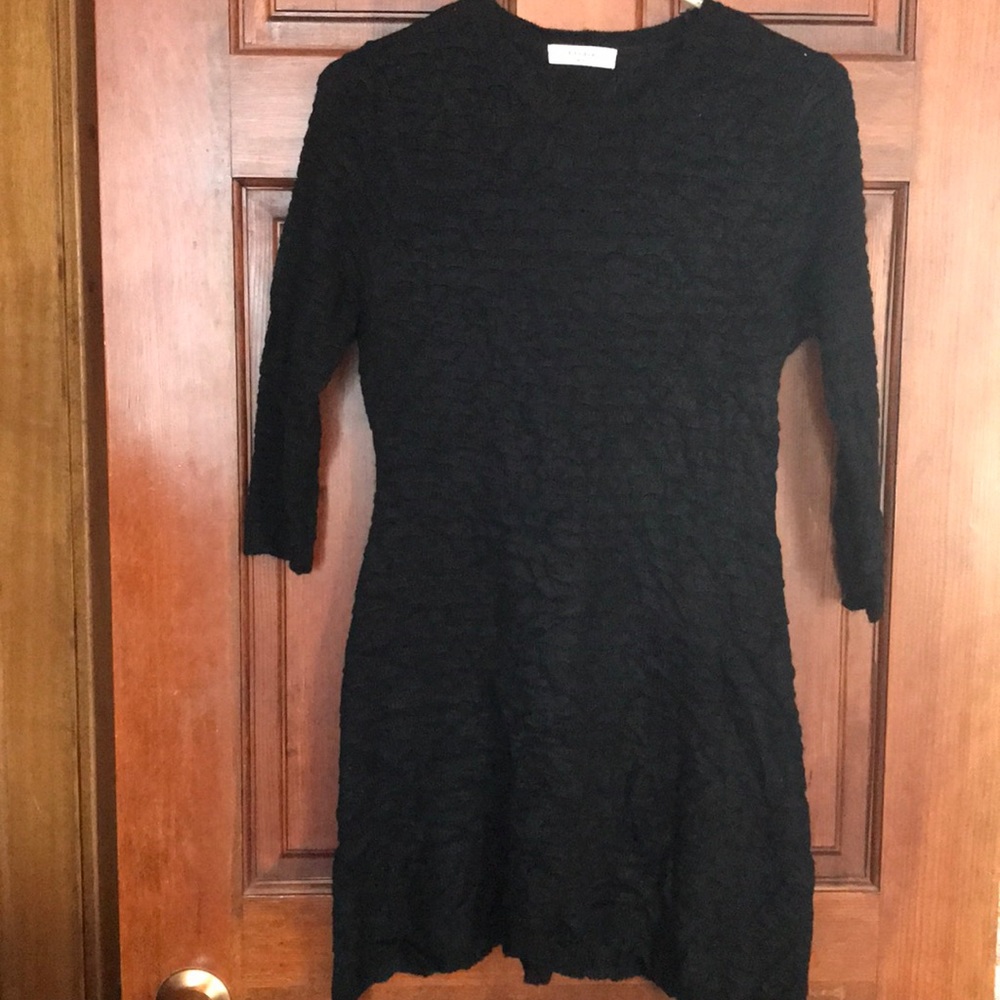 Elodie Black Sweater Dress